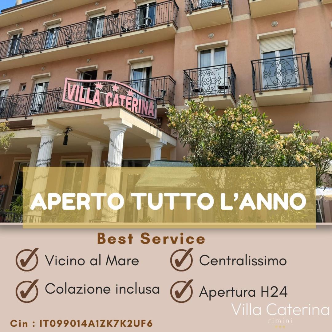 Hotel Villa Caterina リミニ エクステリア 写真